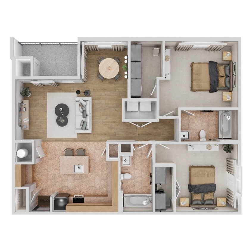 Floor Plan - B3 - Renovated