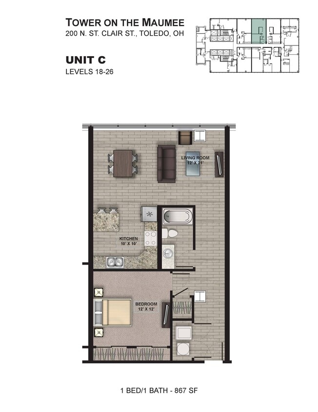 Unit C - Floorplan C