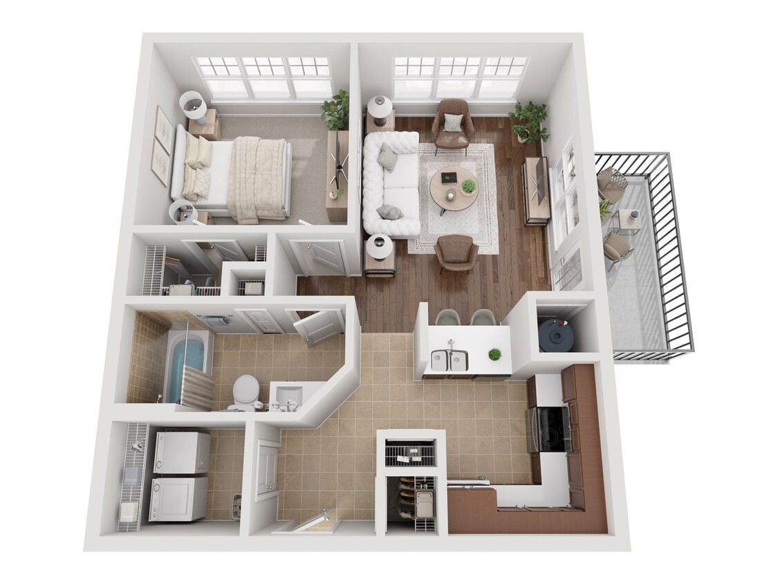 Floor Plan - A1 Renovated