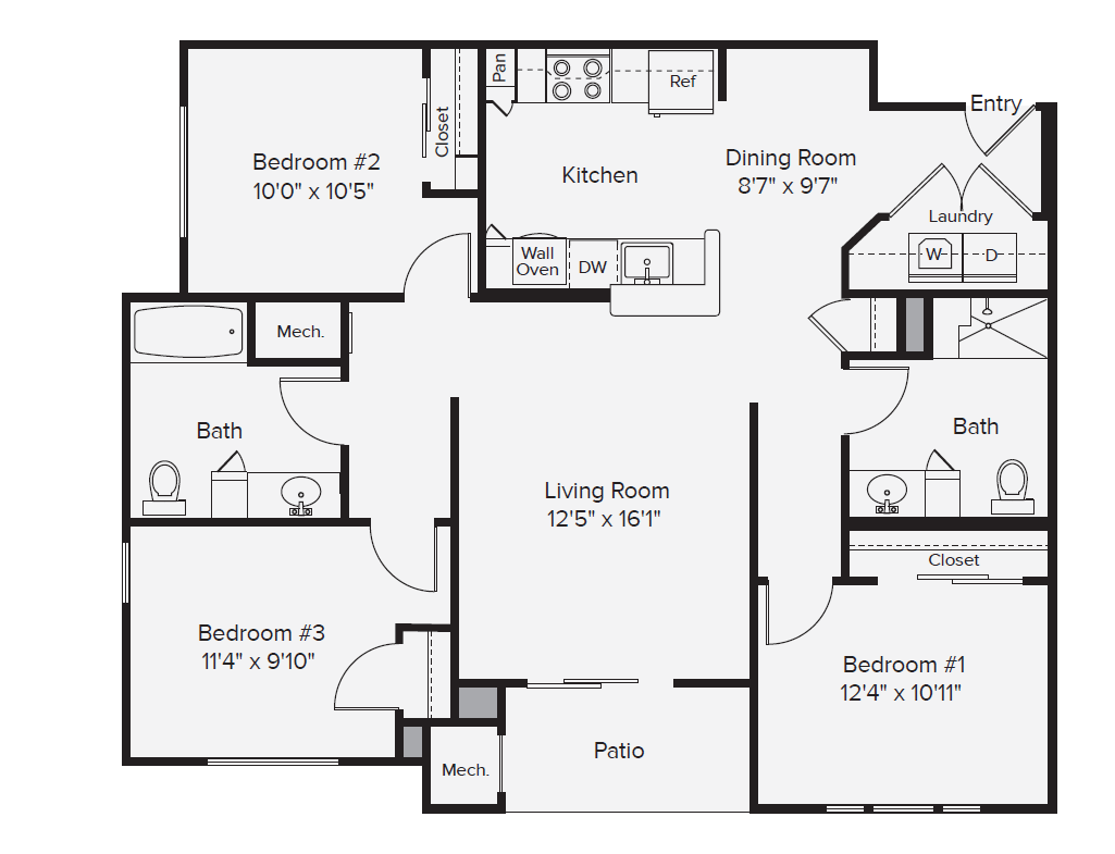 Floor Plan - C1-ADA