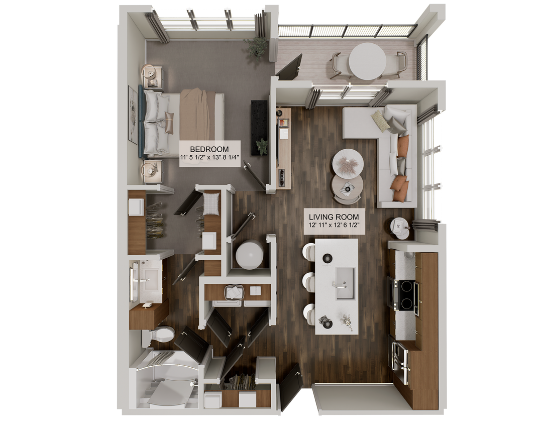 Floor Plan - Elevation (A1B)
