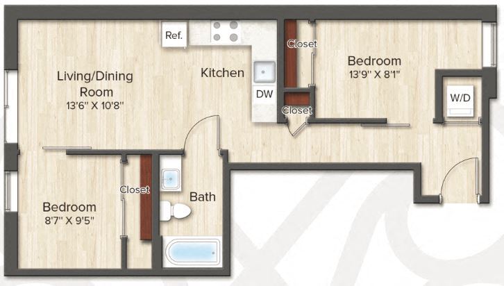 Floor Plan - The Dean (A7)