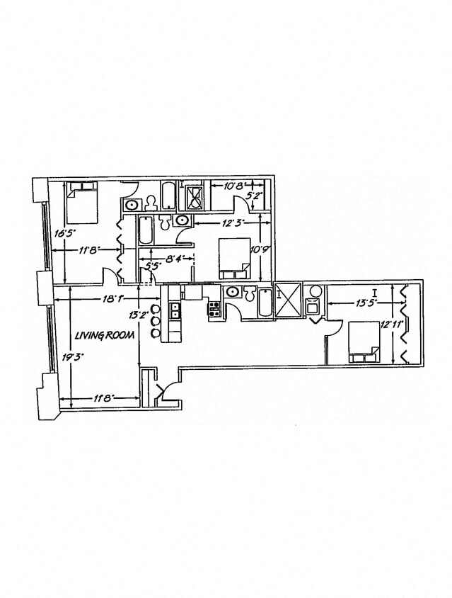 Floor Plan - 3 Bedroom FP B8