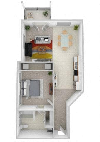 Floor Plan - A2 - Skyloft