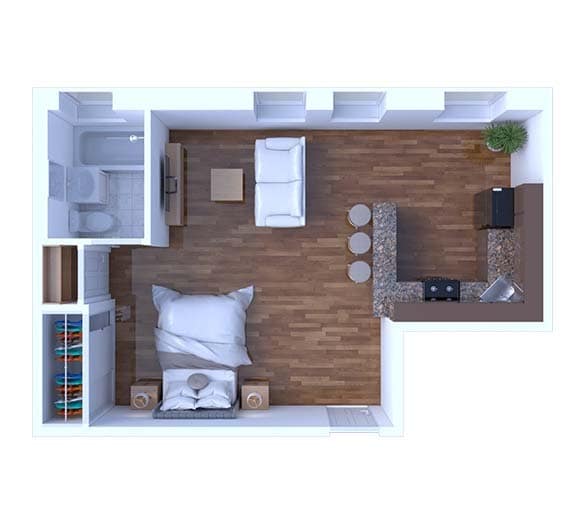 Floor Plan - Studio Floor Plan S5