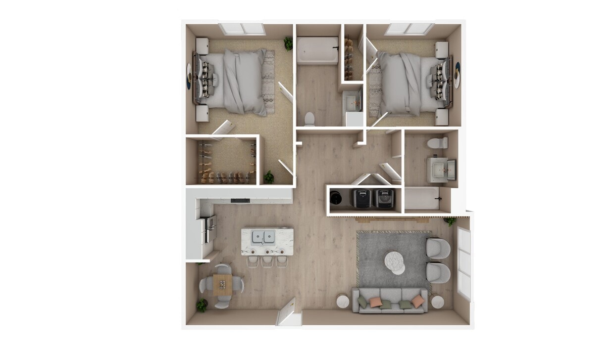 Floor Plan - The Oaks