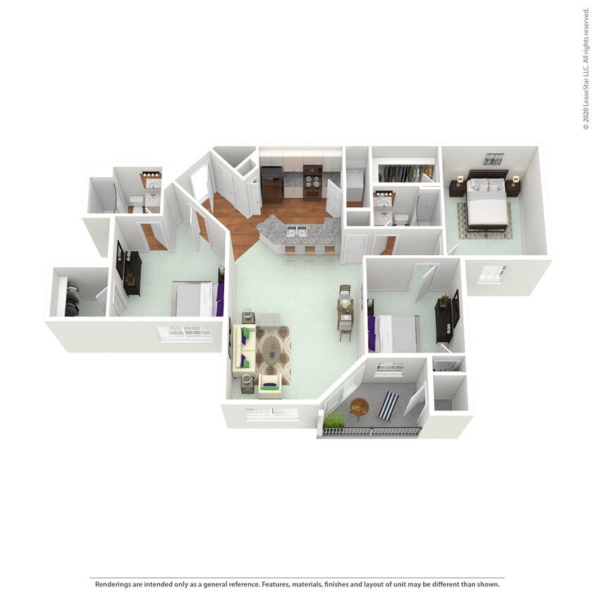 Floor Plan - 3 Bed MMIII