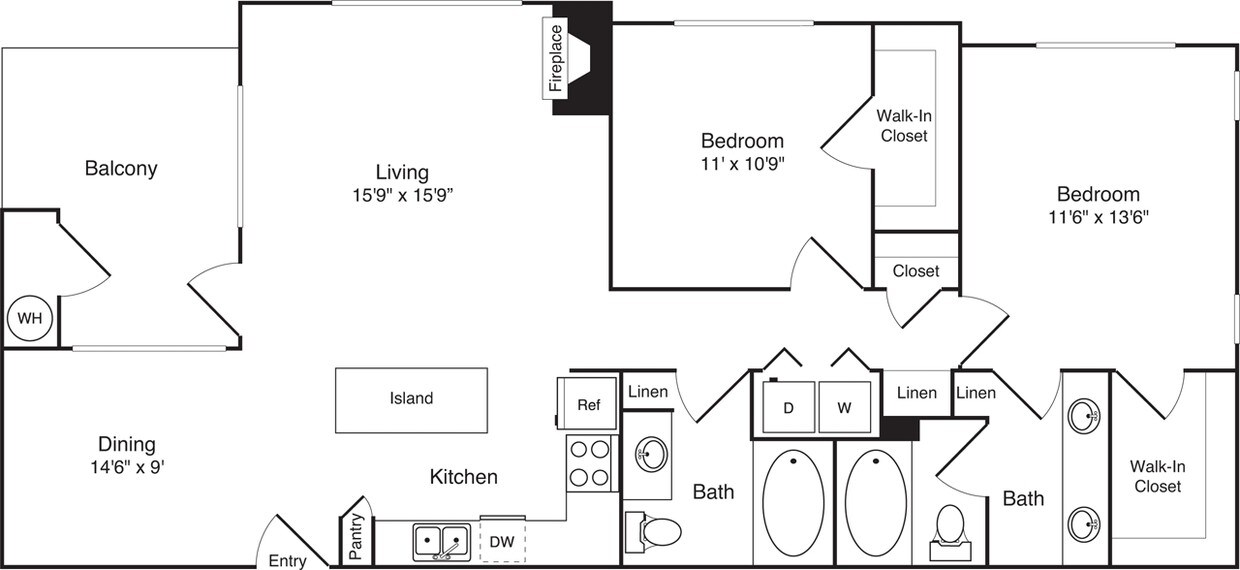 Floor Plan - The Barcelona - Alt