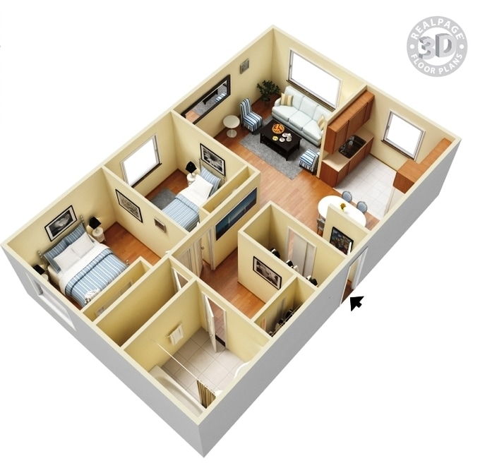 Two Bedroom Apartments - Two Bedroom