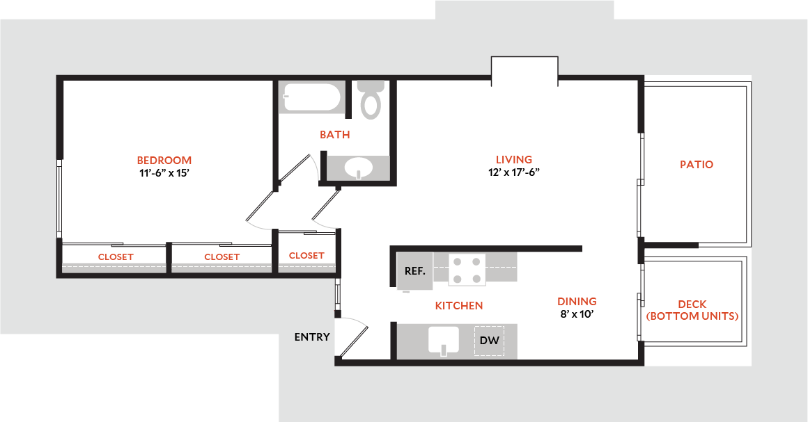 Floor Plan - Plan 1B