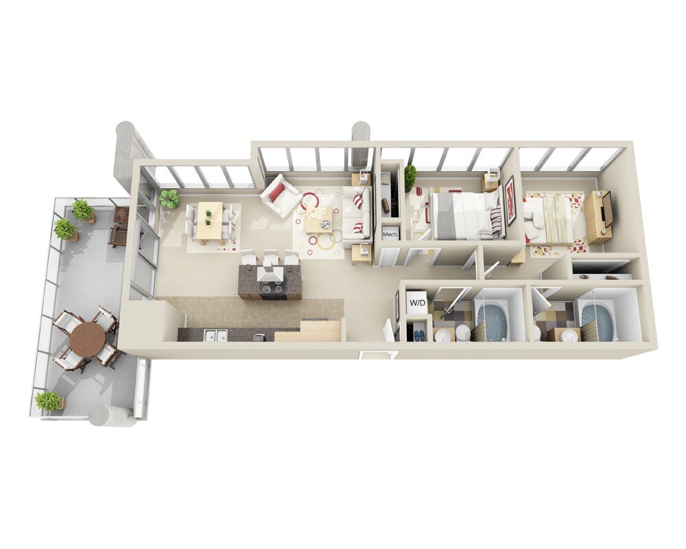 Floor Plan - Midrise B2H