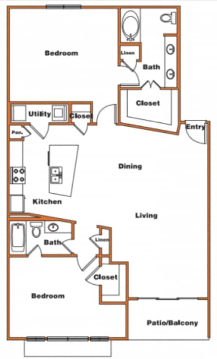 Floor Plan - Flat 1-G