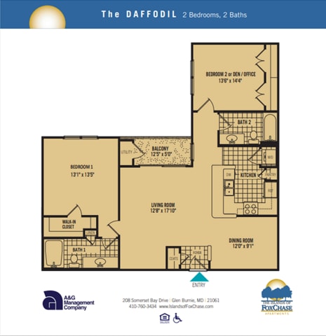 IOFC - 2B2B (Daffodil) - Two Bedroom - Daffodil