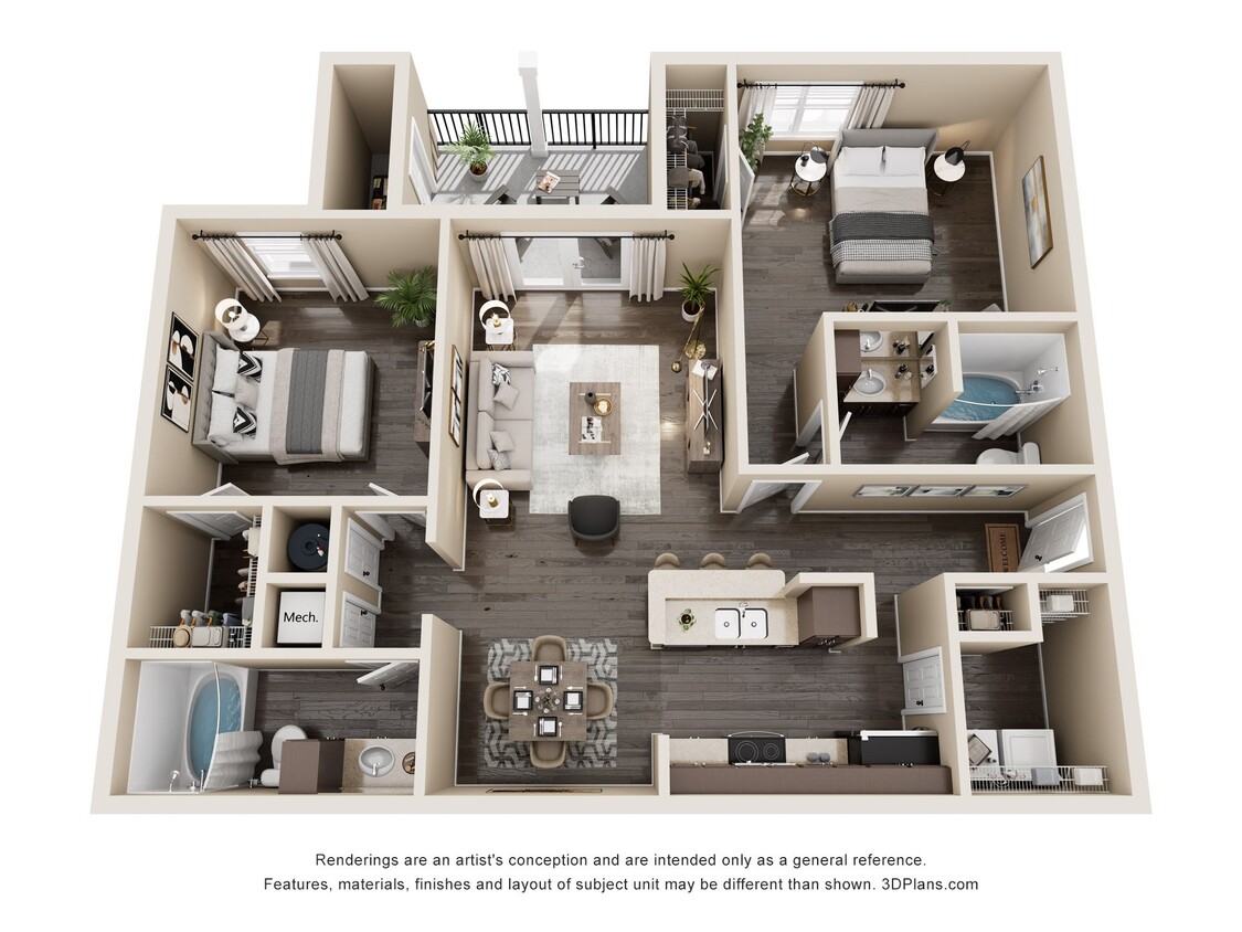 Floor Plan - The Bienville