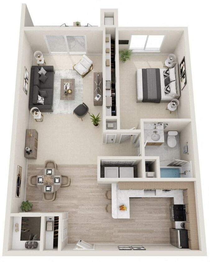 Floor Plan - The Reserve - 1BBR