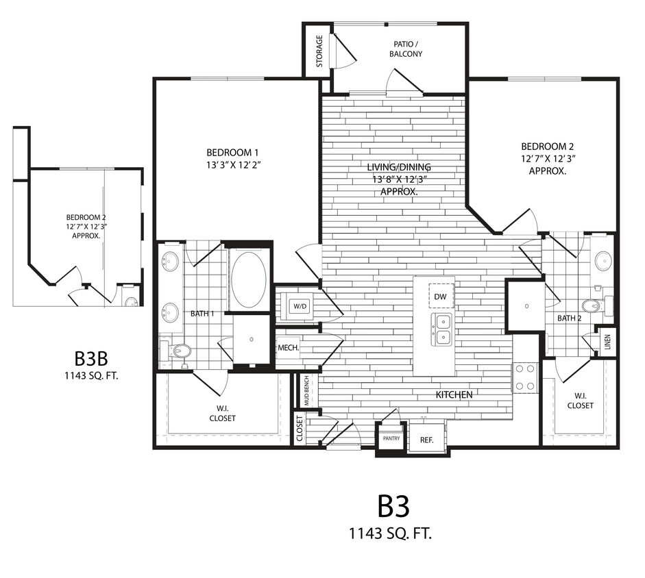 Floor Plan - B3B