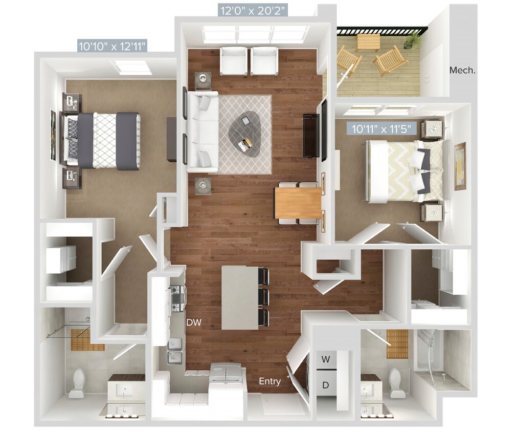 Floor Plan - B4-504-509