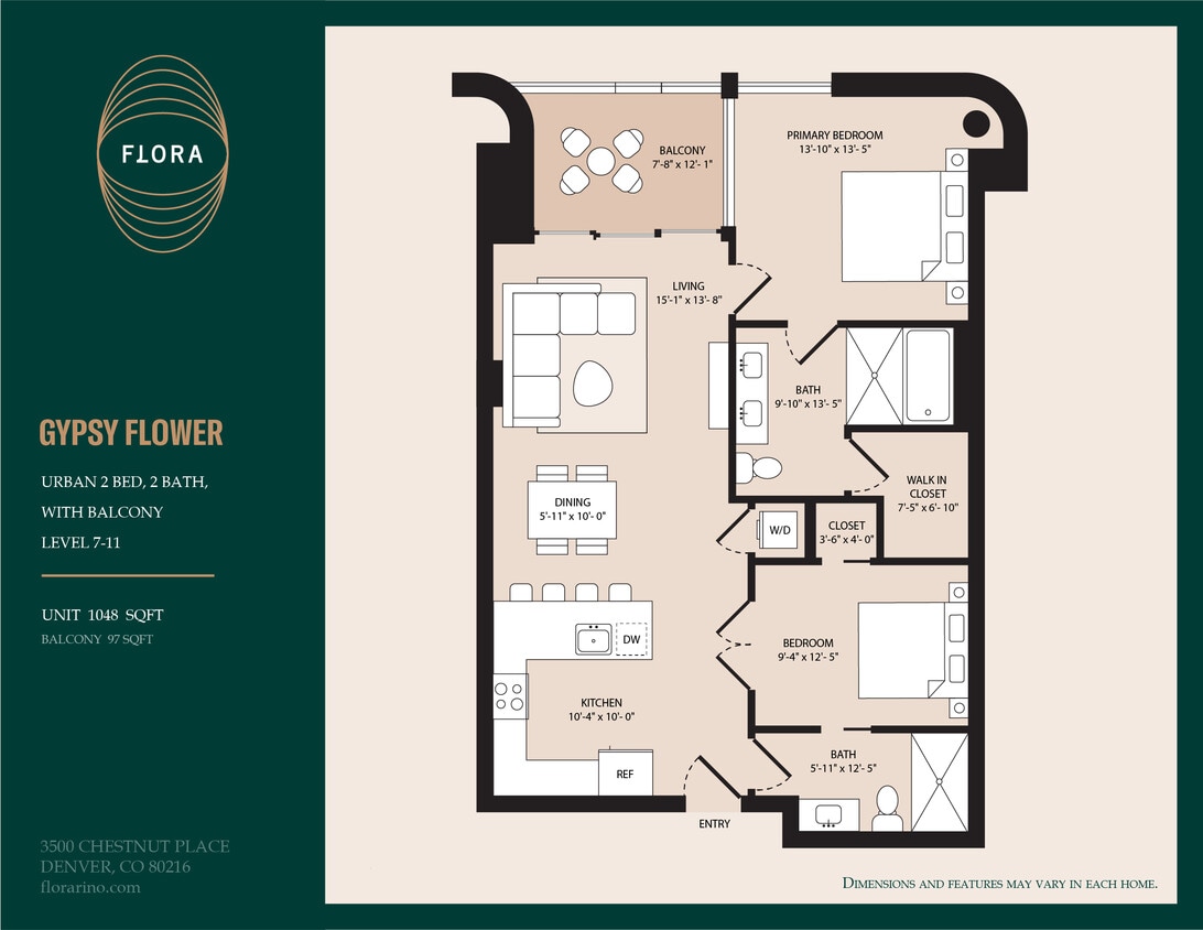 Floor Plan - Gypsy Flower