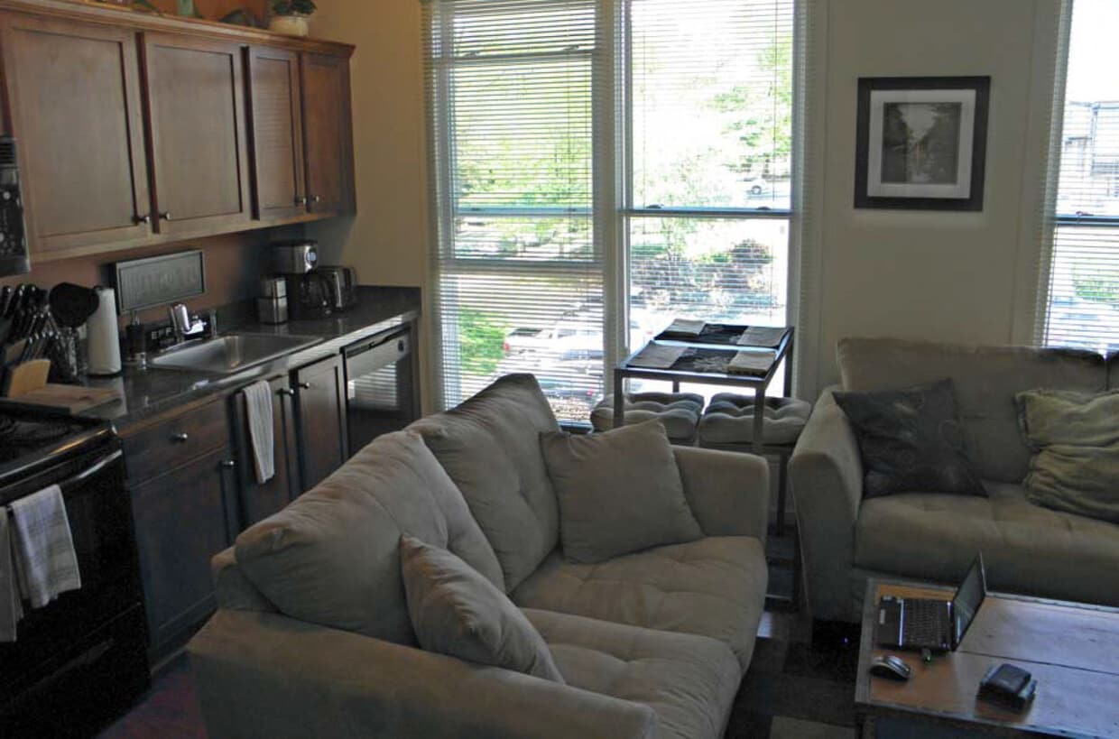 Floor Plan - The Tressel is a 1 BR with Den Available for mi...