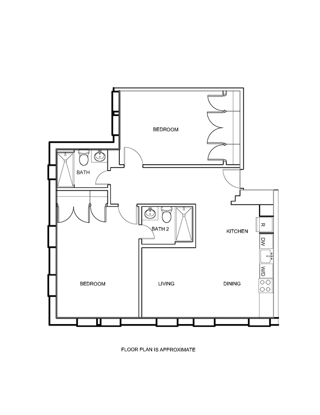 Floor Plan - Two Bedroom A