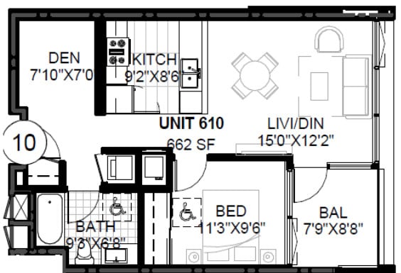 Floor Plan - SPIRE 1C