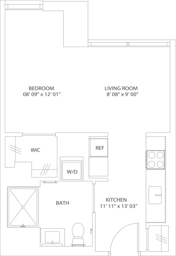 Floor Plan - Studio-A1