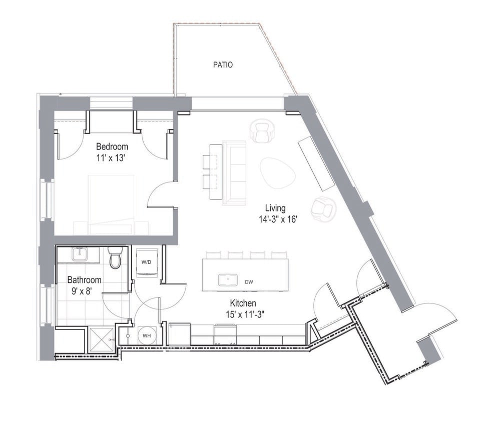 Floor Plan - Ambulance Garage Bay 1