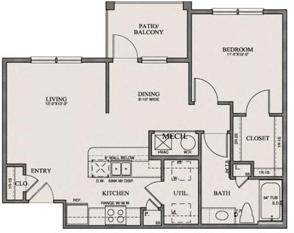 Floor Plan - The Coulee