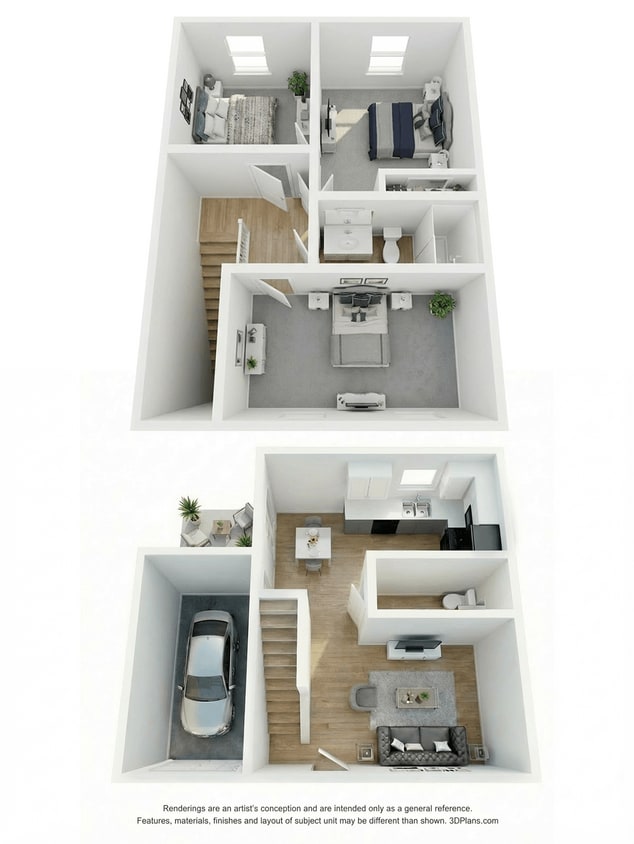 Floor Plan - 3x1.5 Semi Detatched Newly Renovated