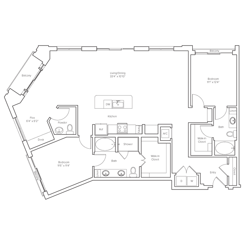 Floor Plan - B5-Montclair