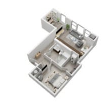Floor Plan - Unit 1G with Bonus