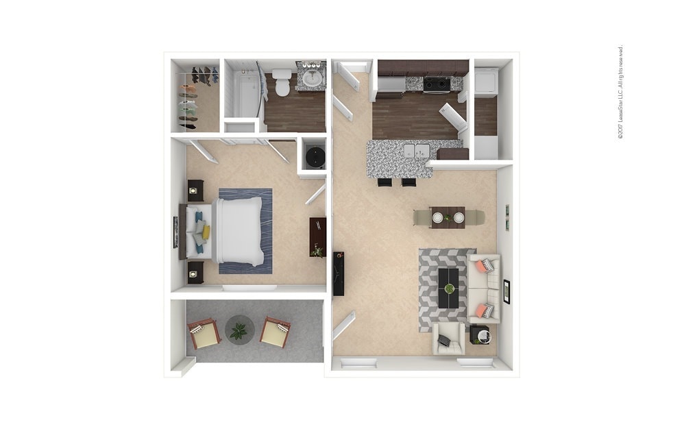 Floor Plan - A1 - Bluebonnet