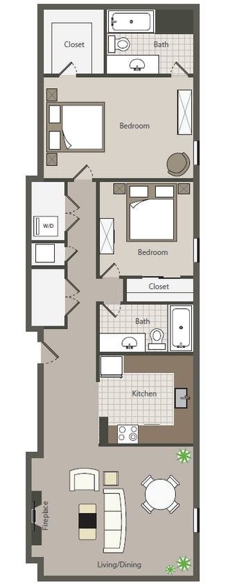 Floor Plan - 2P10