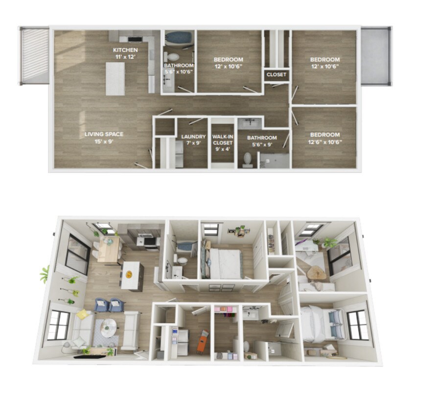 Floor Plan - Capri 1