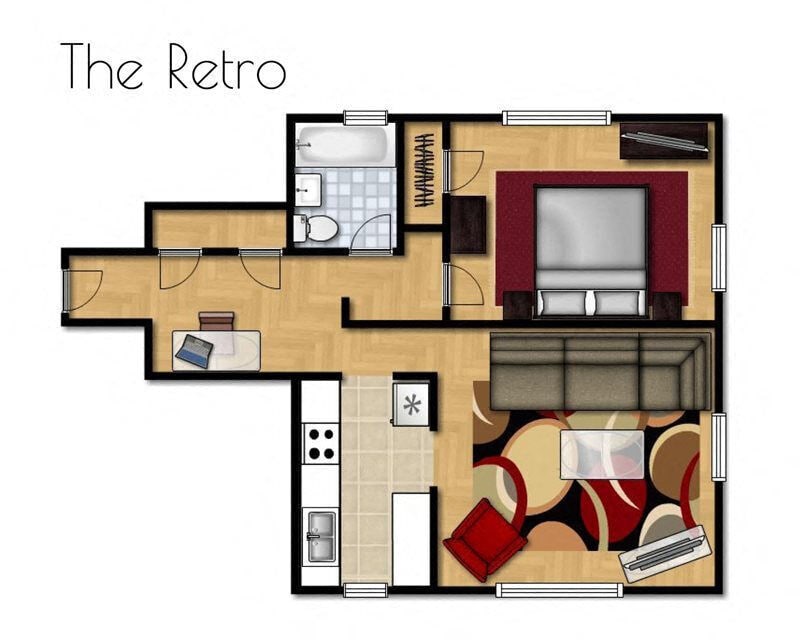 Floor Plan - The Retro