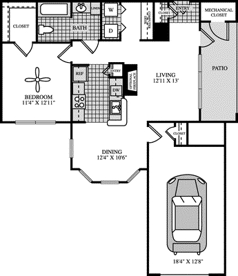 Floor Plan - London with Garage