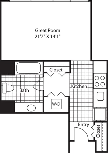 Floor Plan - Studio SE 515