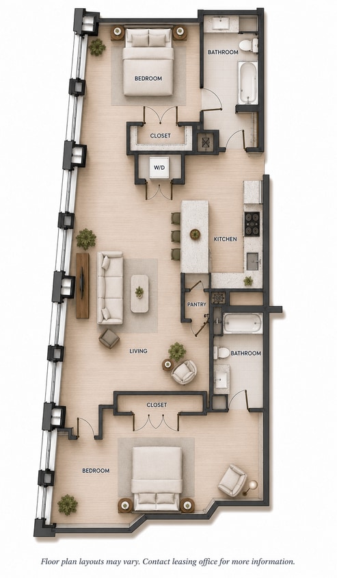 Floor Plan - 2 Bedroom