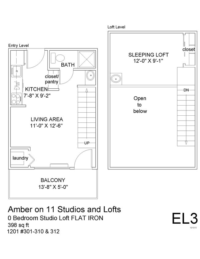 Floor Plan - Studio Loft