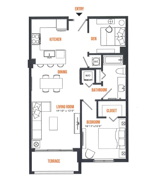 Landmark_A4A.png - 1 Bed / 1 Bath