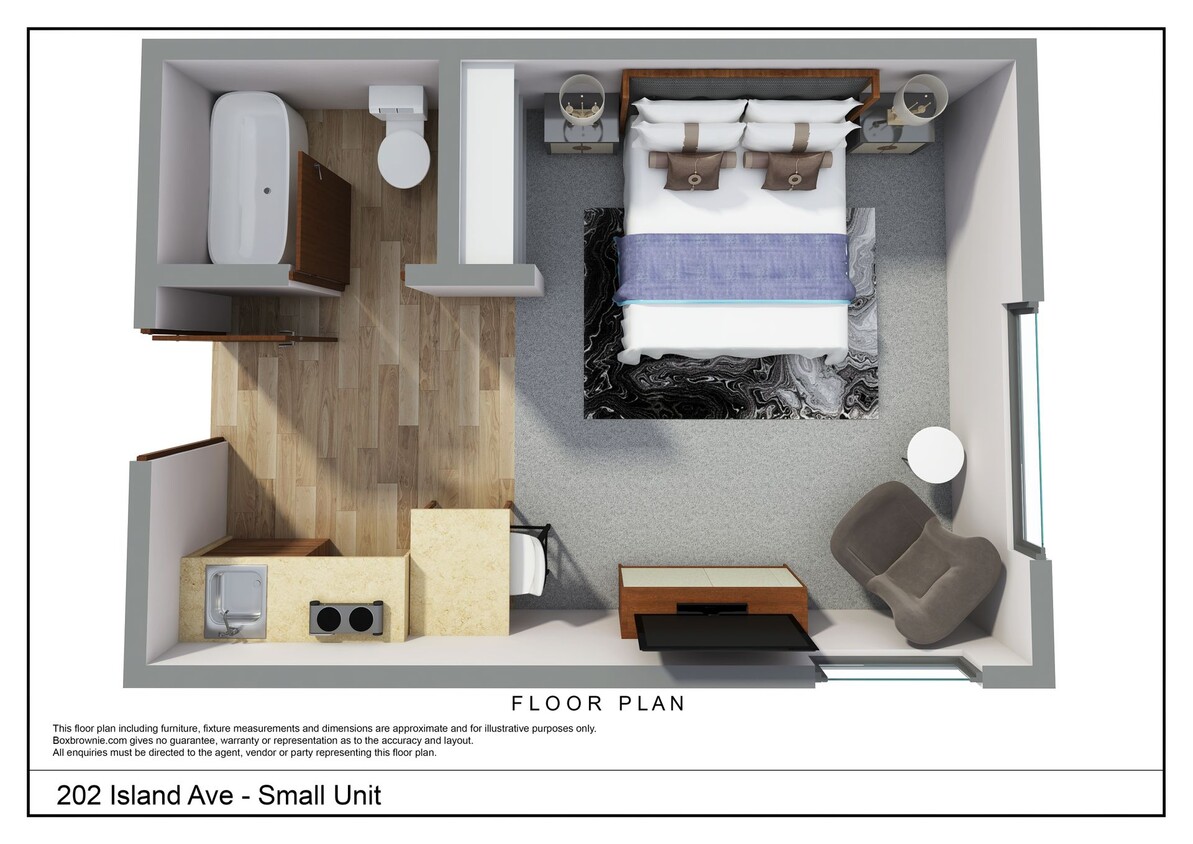 Floor Plan - Small Studio