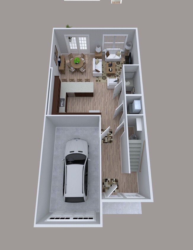 Floor Plan - B - Townhome