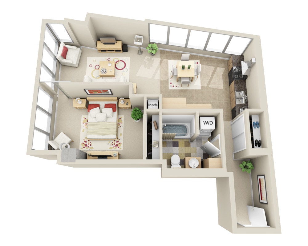 Floor Plan - Midrise A1K