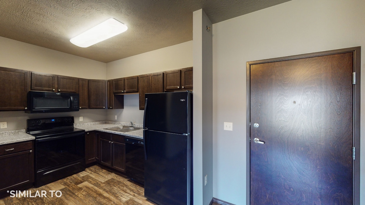 Floor Plan - 2 Bed 1 Bath Apartment