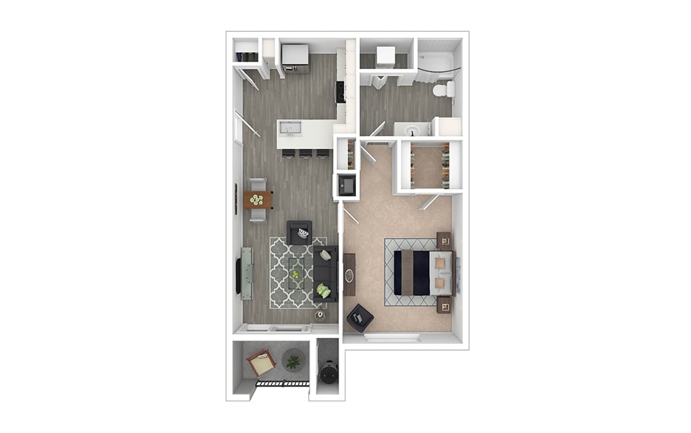 Floor Plan - Hermann - Renovated