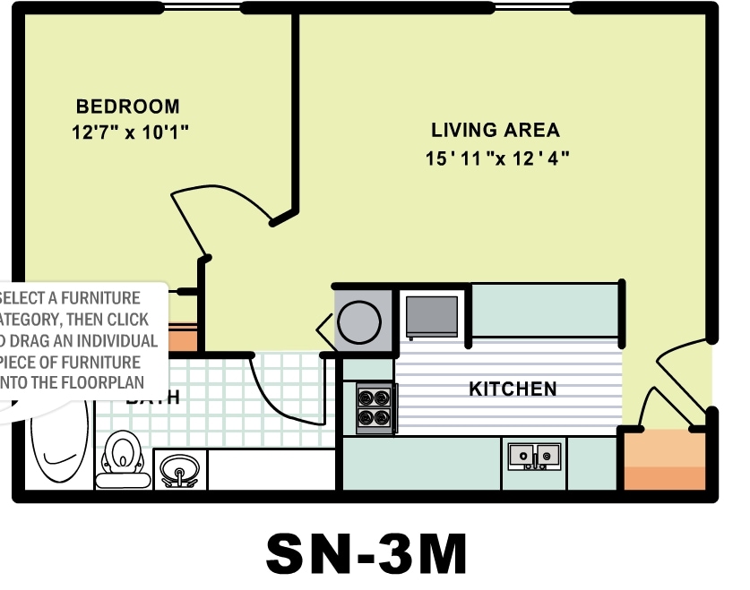 SN-3M - Standard One Bedroom (SN3M)