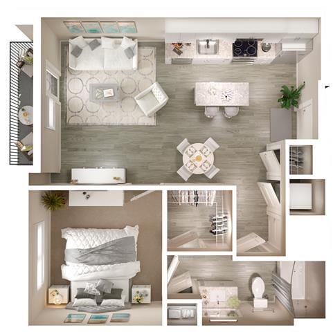Floor Plan - A3 Balcony