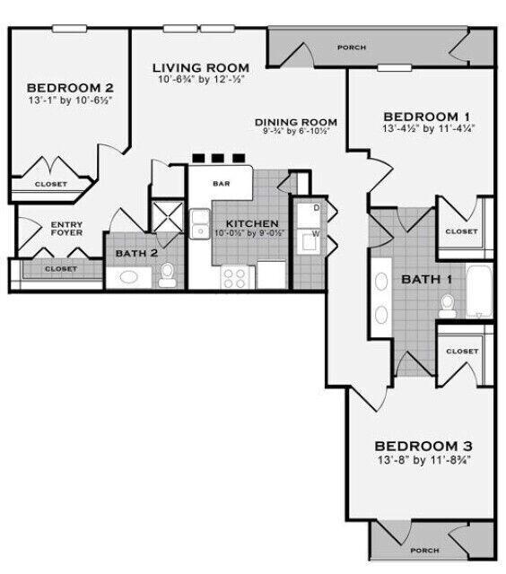 Floor Plan - 3x2