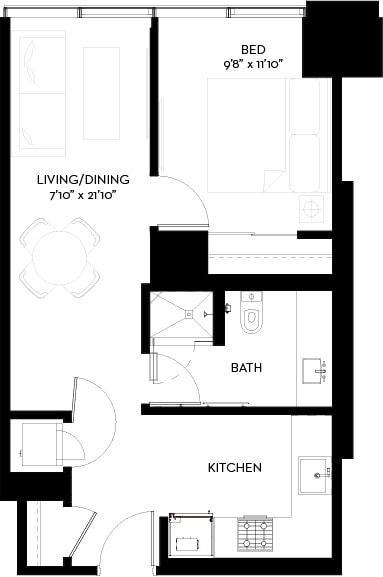 Floor Plan - 1-C