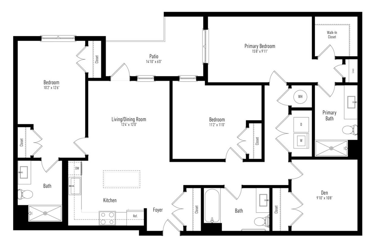 Floor Plan - C2-A with Den